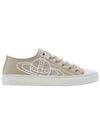 ORB Logo Low Top Sneakers Beige - VIVIENNE WESTWOOD - BALAAN 3