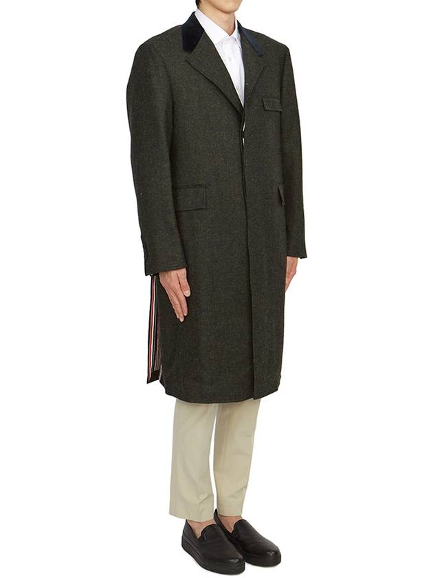 Classic Chesterfield Oversized Single Coat Green - THOM BROWNE - BALAAN 5