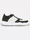 MAISON Sneakers A11FW712 BLACK WHITE WAYNE Leather Low Sneakers - MIHARA YASUHIRO - BALAAN 3