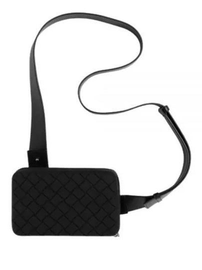 Tech Rubber Clutch Bag Black - BOTTEGA VENETA - BALAAN 2