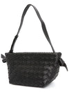 Intrecciato Tie Mini Shoulder Bag Black - BOTTEGA VENETA - BALAAN 3