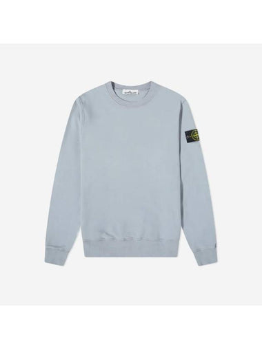 Wappen Patch Crewneck Sweatshirt Light Grey - STONE ISLAND - BALAAN 1