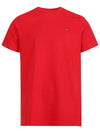 Core Flag Short Sleeve T-Shirt Red - TOMMY HILFIGER - BALAAN 1