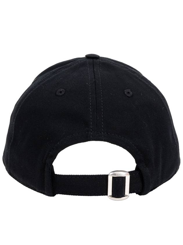 Eyewear Triomphe Embroidery Cotton Ball Cap Black - CELINE - BALAAN 6