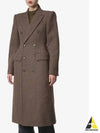 Wool Double Coat Brown - BALENCIAGA - BALAAN 2