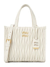 Matelasse Women s Tote Bag 5BG263 N88 F0009 MOO - MIU MIU - BALAAN 2