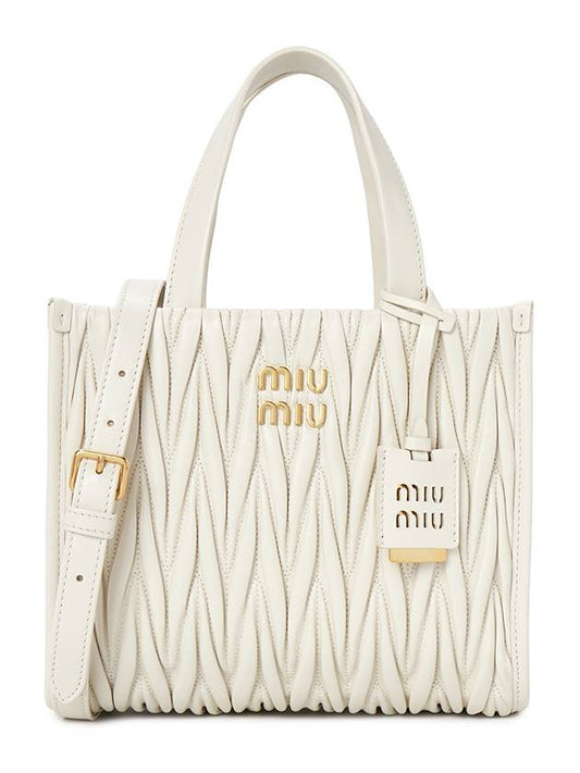 Matelasse Women s Tote Bag 5BG263 N88 F0009 MOO - MIU MIU - BALAAN 2