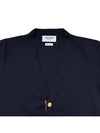 Milano Stitch 4 Bar Cardigan Navy - THOM BROWNE - BALAAN 4