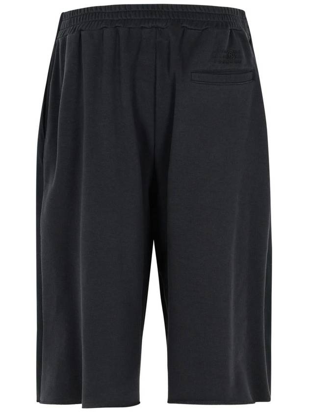 Mm6 Maison Margiela Black Virgin Wool Bermuda Shorts - MAISON MARGIELA - BALAAN 3