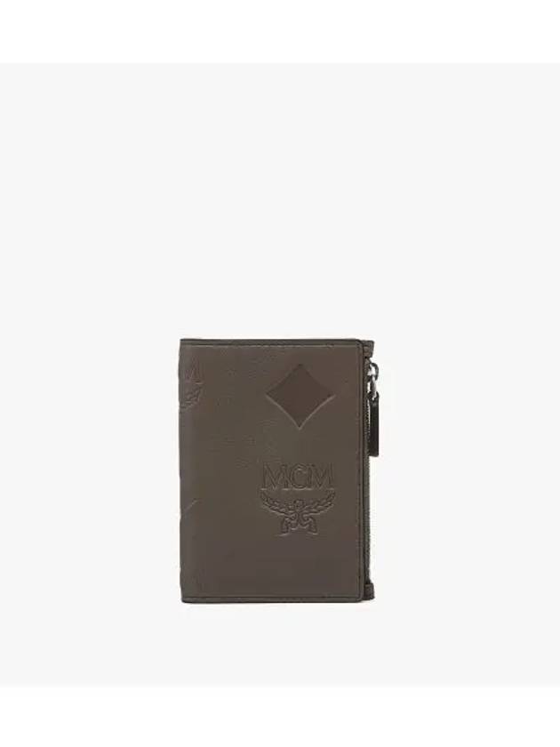 Aren Maxi Monogram Leather Snap Wallet MXSESTA01FF - MCM - BALAAN 1