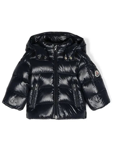 Moncler Baby MAYA Hooded Down Jacket Navy - MONCLER - BALAAN 1