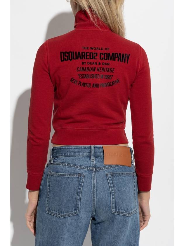 Dsquared2 Printed Sweatshirt, Women's, Red - DSQUARED2 - BALAAN 4