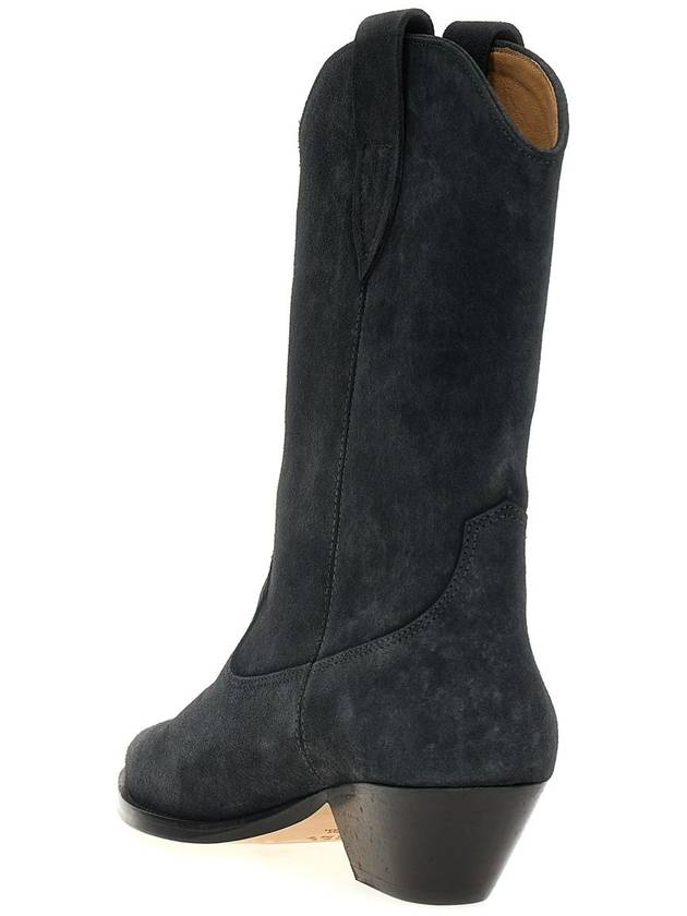 Duerto Suede Middle Boots Black - ISABEL MARANT - BALAAN 4