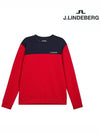 Men's Jeff JEFF Long Sleeve T-Shirt Red - J.LINDEBERG - BALAAN 2