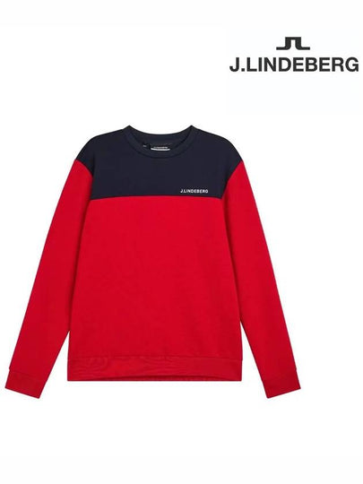 Men's Jeff JEFF Long Sleeve T-Shirt Red - J.LINDEBERG - BALAAN 2