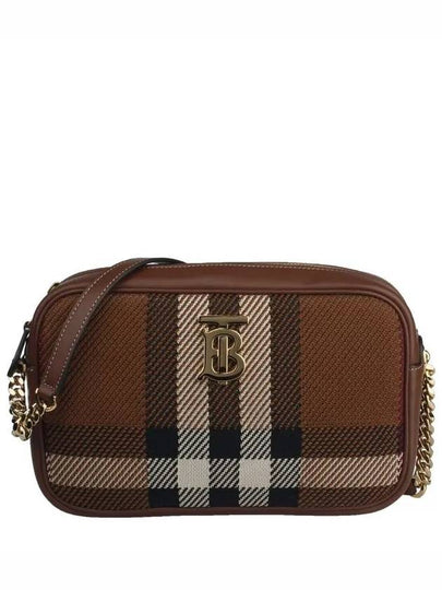 Lola Check Camera Cross Bag Brown - BURBERRY - BALAAN 2