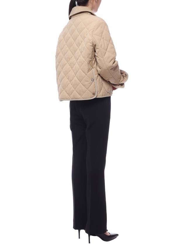 Quilted Classic Collar Jacket Beige - BURBERRY - BALAAN 7