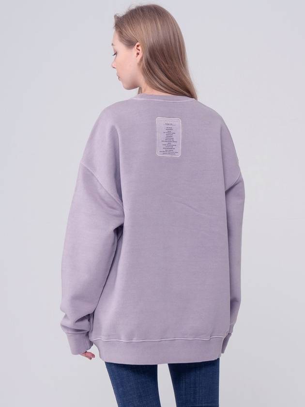 PIGMENT HEAVY COTTON LABEL ART Pigment sweatshirt LAVN - ICONOGRAPHY - BALAAN 3