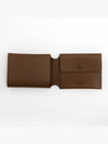 Folded card wallet holder camel brown FN UX SLGS000105 - ACNE STUDIOS - BALAAN 4