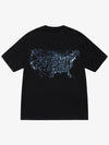 night lights t shirt black - STUSSY - BALAAN 1