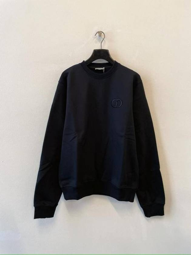 CD Icon Cotton Sweatshirt Black - DIOR - BALAAN 2