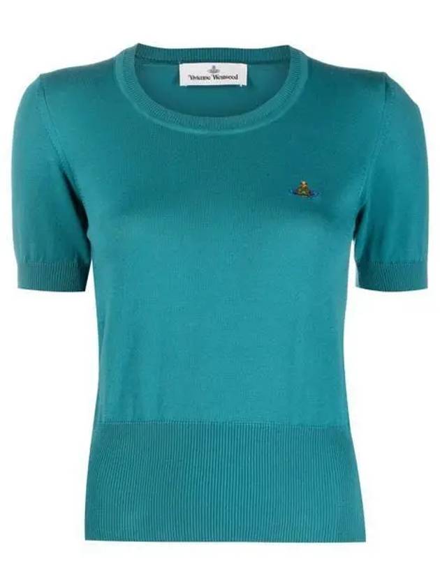 Bea Knit Top Blue - VIVIENNE WESTWOOD - BALAAN 2