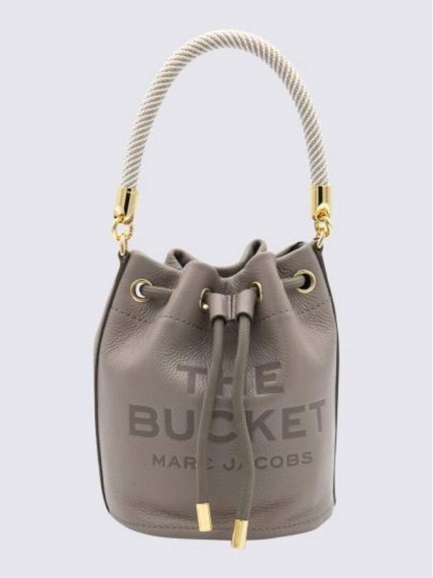 The Leather Bucket Bag Beige Grey - MARC JACOBS - BALAAN 1