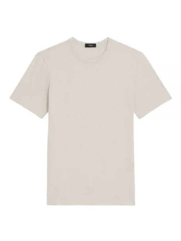 Men's Essential Cosmos Short Sleeve T-Shirt Grey - THEORY - BALAAN 2