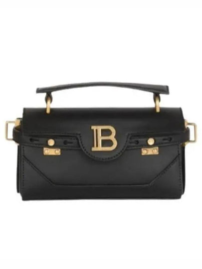 B-Buzz 19 Leather Cross Bag Black - BALMAIN - BALAAN 2