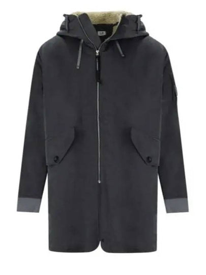 Nylon B Lined Hooded Parka Black - CP COMPANY - BALAAN 2