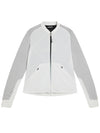 Rolf Hybrid Knit Jacket White - J.LINDEBERG - BALAAN 2