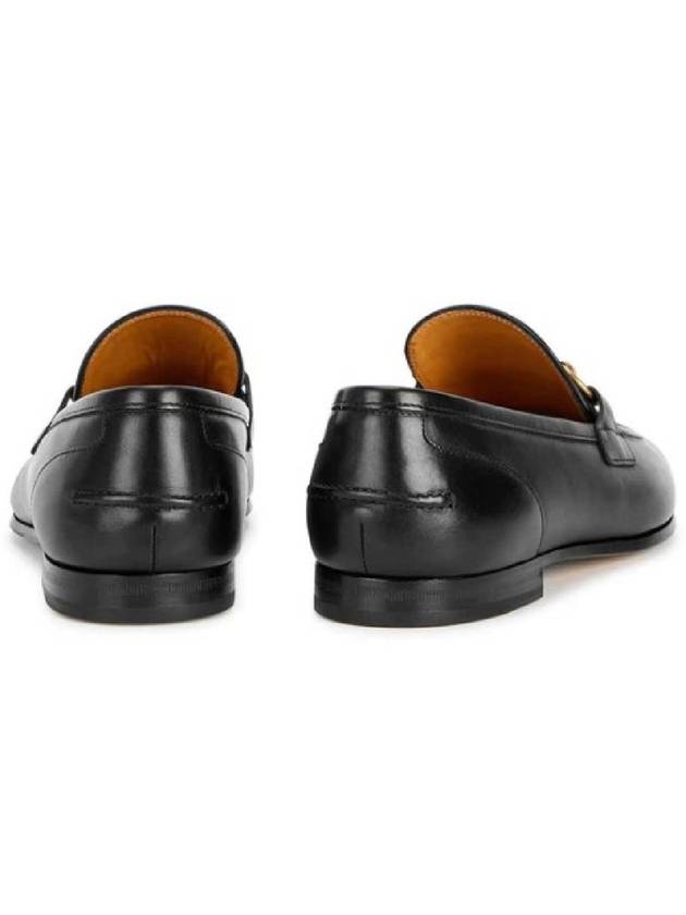 Jordaan Leather Loafers Black - GUCCI - BALAAN 4