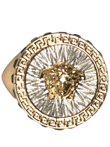 Versace Metal Rhinestone Ring - VERSACE - BALAAN 1