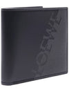 Signature Calfskin Bi-Fold Wallet Anthracite Black - LOEWE - BALAAN 4