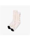 Back Logo Socks Ivory - PAUL SMITH - BALAAN 4