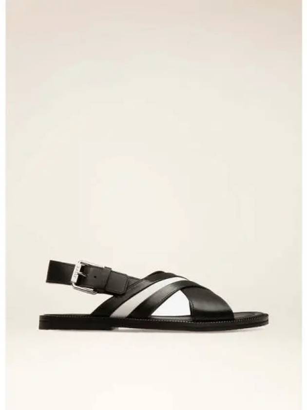 Jamilo strap leather sandals black - BALLY - BALAAN 2