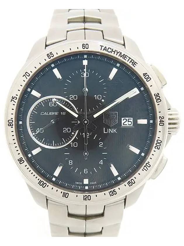 CAT2010 Link Chronograph Automatic Steel Men s Watch - TAG HEUER - BALAAN 1