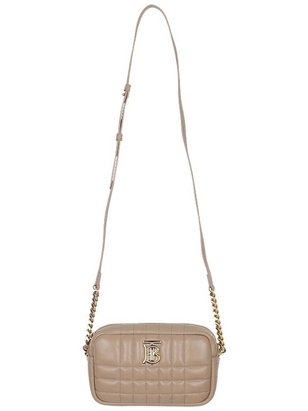 WoMen's Lola Quilted Mini Camera Cross Bag Haute Beige - BURBERRY - BALAAN 4