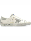 Super Star Suede Leather Low Top Sneaker White - GOLDEN GOOSE - BALAAN 3