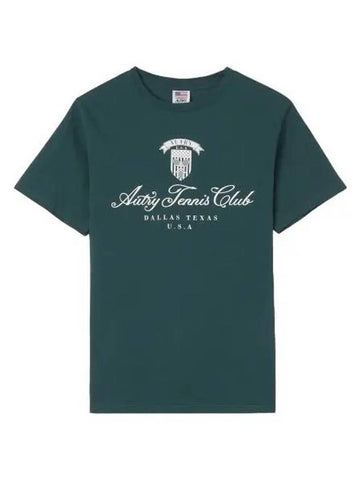 Tennis club short sleeve t shirt green - AUTRY - BALAAN 1