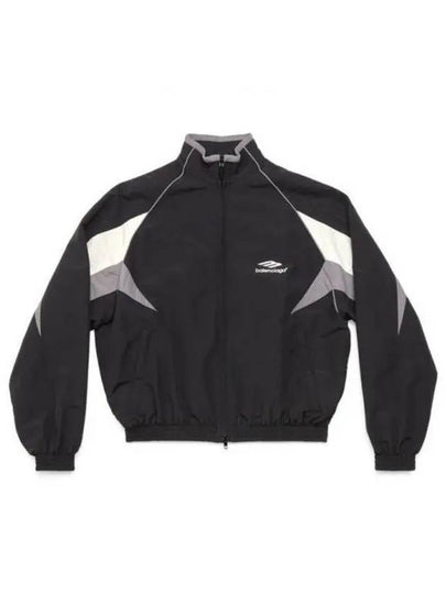 3B Sports Icon Regular Track Jacket Black - BALENCIAGA - BALAAN 2