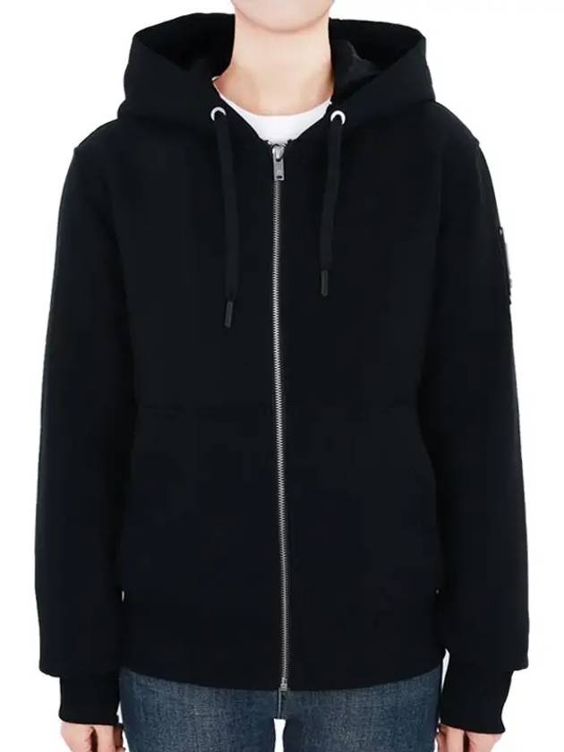 Classic Bunny 2 Zip Up Hoodie Black Lining Black - MOOSE KNUCKLES - BALAAN 3