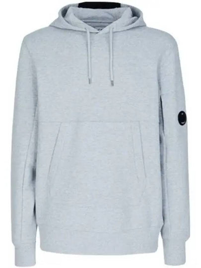 Men's Lens Wappen Fleece Hoodie Grey - CP COMPANY - BALAAN 2