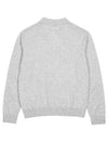 Men s Polo Collar Solid Sweater 2904GXSS GREY - BLACK&WHITE - BALAAN 2