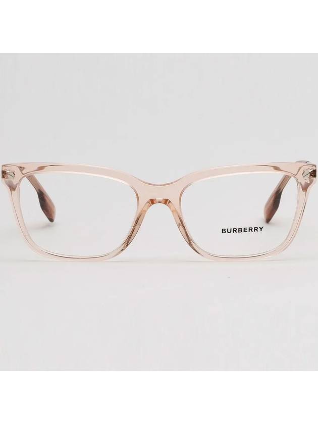 Eyewear Demo Square Horn-rimmed Eyeglasses Pink - BURBERRY - BALAAN 5