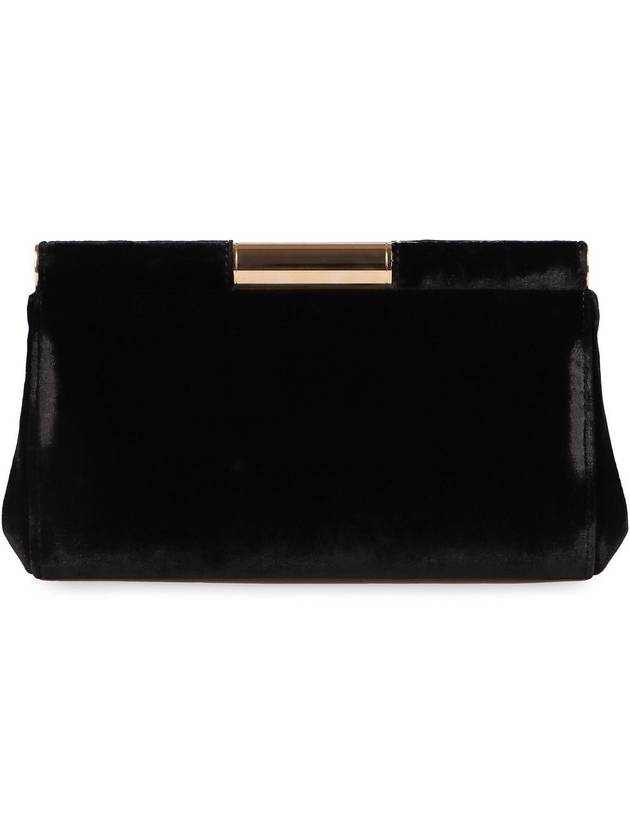 Dolce & Gabbana Marlene Velvet Clutch Bag - DOLCE&GABBANA - BALAAN 4