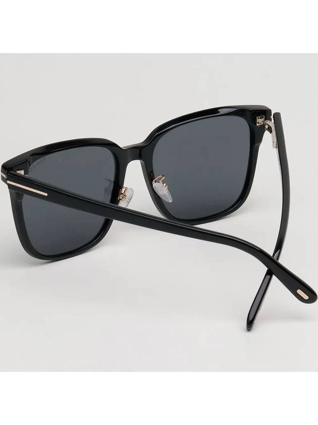 Eyewear Oversized Square Horn-rimmed Sunglasses Black - TOM FORD - BALAAN 5