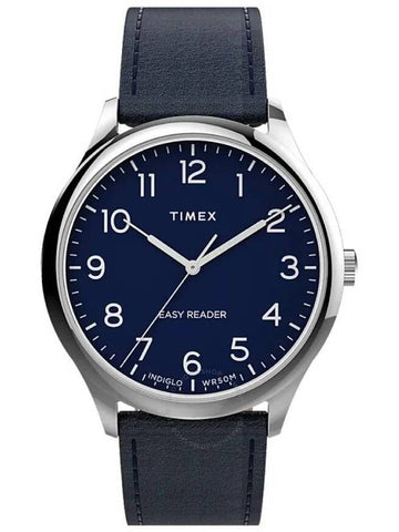 Timex Easy Reader Main Line Quartz Blue Dial Men's Watch TW2V27900 - TIMEX - BALAAN 1