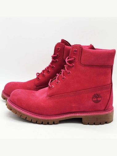 Men s 50th Anniversary Edition 6 inch Premium Waterproof Walker Combat Boots Pink - TIMBERLAND - BALAAN 1