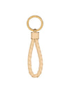 Intrecciato Lambskin Key Holder Porridge - BOTTEGA VENETA - BALAAN 1